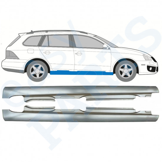 VW GOLF 5 VARIANT VW JETTA 2005-2010 PANEL DE REPARACIÓN DEL UMBRAL / KIT