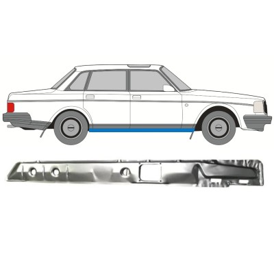 Panel de reparación del umbral interno para Volvo 240 1975-1993 / Derecho 16109