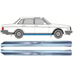 Panel de reparación umbral parte inferior para Volvo 240 1975-1993 / Izquierda / Derecho / Conjunto 12775