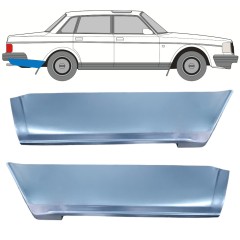 Panel de reparación guardabarros trasero parte inferior para Volvo 240 1975-1993 / Izquierda / Derecho / Conjunto 12785