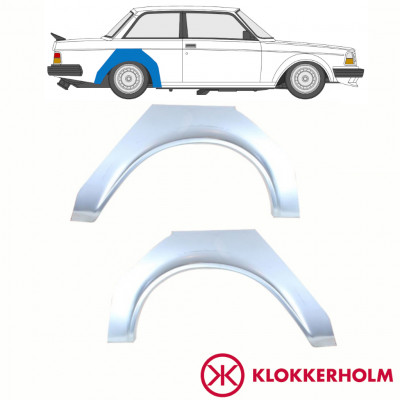 Panel de reparación guardabarros trasero para Volvo 240 1974-1993 / Izquierda+Derecha / Conjunto 10765