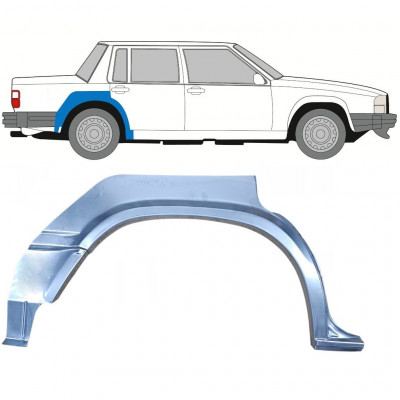 VOLVO 740 1982-1992 PANEL DE REPARACIÓN DEL ALERÓN TRASERO / DERECHA