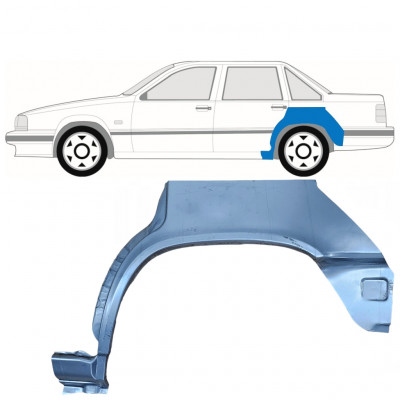 Panel de reparación guardabarros trasero para Volvo 850 1991-1997 / Izquierda 8296