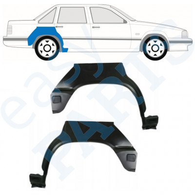 Panel de reparación guardabarros trasero para Volvo 850 1991-1997 / Izquierda+Derecha / Conjunto 10429