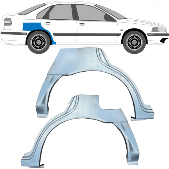 VOLVO S40 / V40 1995-2004 PANEL DE REPARACIÓN DEL ALERÓN TRASERO / KIT