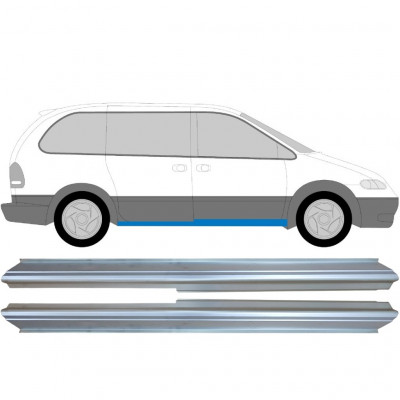 Panel de reparación del umbral para Chrysler Voyager Dodge Caravan 1996-2001 / Izquierda+Derecha / Conjunto 6430