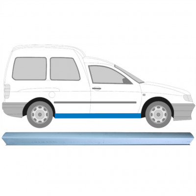 Panel de reparación del umbral para VW Caddy S Inca 1995-2004 / Izquierda = Derecha (simétrico) 6989