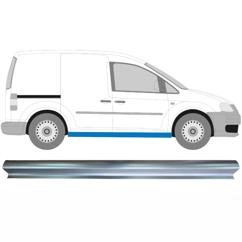 Panel De Reparación Del Umbral Para Vw Caddy 2004-2015 / Izquierda = Derecha (Simétrico) 7080