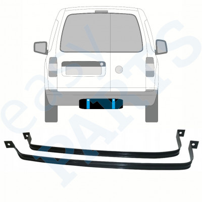 VW CADDY 2004-2015 ABRAZADERAS DEL DEPÓSITO DE COMBUSTIBLE