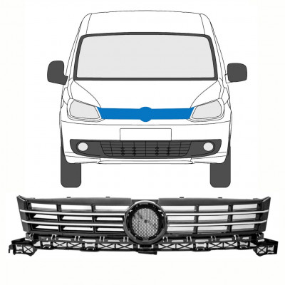 VOLKSWAGEN CADDY 2010-2015 REJILLA DEL RADIADOR CROMO