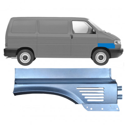 Panel de reparación guardabarros delantero para VW Transporter T4 Caravelle 1996-2003 / Derecho 7736