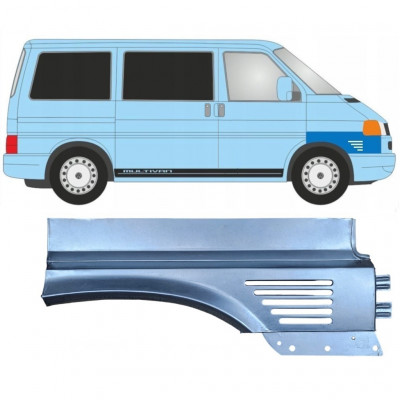 Panel de reparación guardabarros delantero para VW Transporter T4 Caravelle 1996-2003 / Derecho 7736