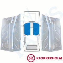 Panel de reparación piso delantero para Volkswagen Golf 1 1974-1985 / Izquierda+Derecha / Conjunto 10340