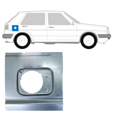 Panel de reparación boca de combustible para VW Golf 2 1982- 7253