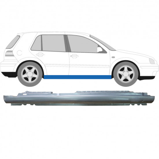 Panel de reparación del umbral para VW Golf 4 1997- / Derecho 5292