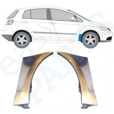 Panel de reparación guardabarros delantero para VW Golf Plus 2005-2013 / Izquierda+Derecha / Conjunto 9922