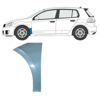 Panel de reparación guardabarros delantero para VW Golf 6 2008-2014 / Izquierda 8945