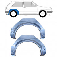 Panel de reparación guardabarros trasero para VW Golf 2 1982- / Izquierda+Derecha / Conjunto 9626