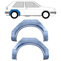 Panel de reparación guardabarros trasero para Volkswagen Golf 2 1982-1992 / Izquierda+Derecha / Conjunto 9626