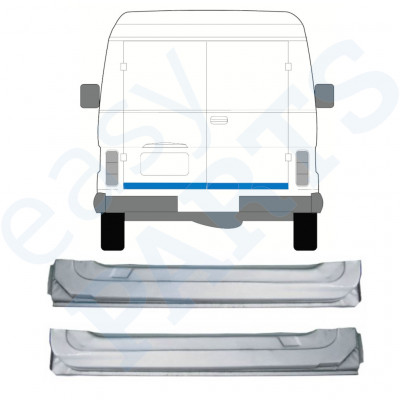 Panel de reparación puerta trasera interna para Volkswagen LT 1975-1996 / Izquierda+Derecha / Conjunto 9869