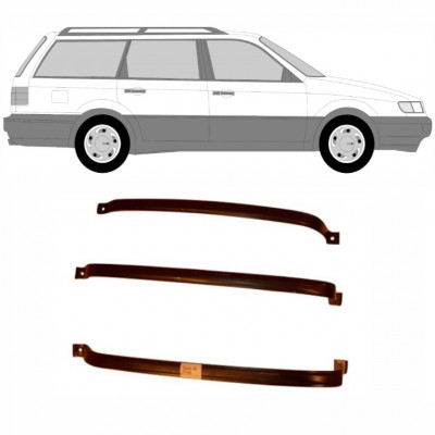 VOLKSWAGEN PASSAT B3 / B4 ABRAZADERAS DEL DEPÓSITO DE COMBUSTIBLE