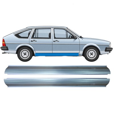 Panel de reparación del umbral para Volkswagen Passat B2 1980-1988 / Izquierda = Derecha (simétrico) / COMBI / SEDAN / HATCHBACK / Conjunto 11262