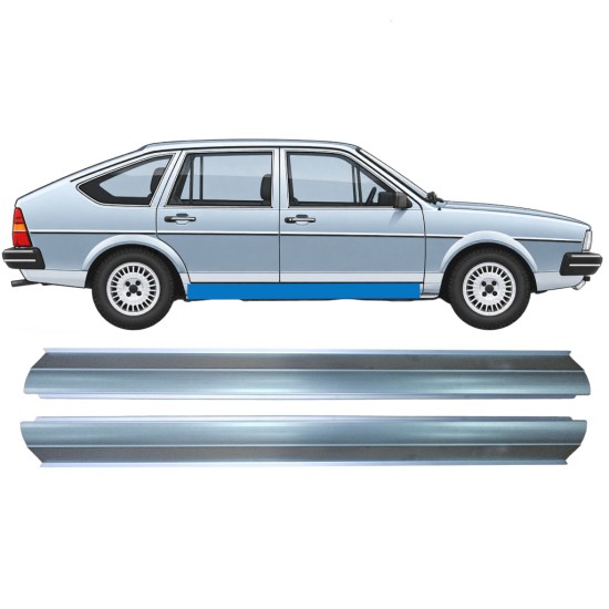 Panel de reparación del umbral para Volkswagen Passat B2 1980-1988 / Izquierda = Derecha (simétrico) / COMBI / SEDAN / HATCHBACK / Conjunto 11262
