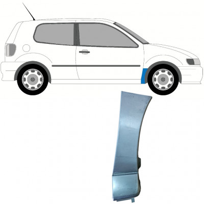 Panel de reparación guardabarros delantero para VW Polo 1994-1999 / Derecho 9105