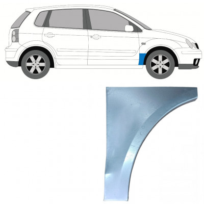 VW POLO 2001-2009 PANEL DE REPARACIÓN DEL ALERÓN DELANTERO / DERECHA