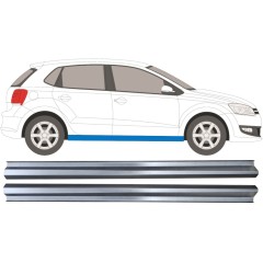 Panel de reparación del umbral para Volkswagen Polo 2009-2017 / Izquierda / Derecho / Izquierda+Derecha / Conjunto 12910