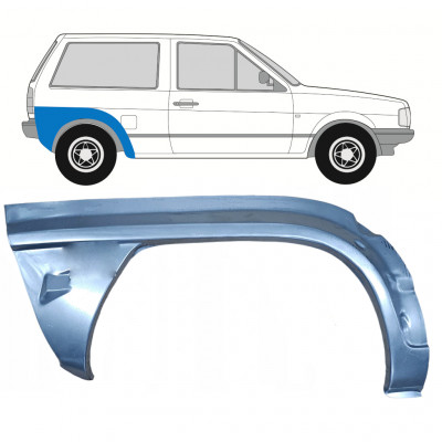 VW POLO 1981-1984 PANEL DE REPARACIÓN DEL ALERÓN TRASERO / DERECHA