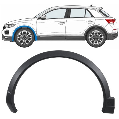 Moldura lateral guardabarros delantero para Volkswagen T-Roc 2017- / Izquierda 17028