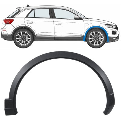 Moldura lateral guardabarros delantero para Volkswagen T-Roc 2017- / Derecho 17027