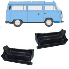 Panel de reparación escalón delantero para Volkswagen Transporter T2 1967-1979 / Izquierda+Derecha / Conjunto 10346