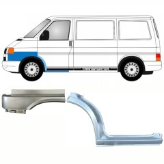 Panel de reparación del umbral + guardabarros delantero + guardabarros trasero para Volkswagen Transporter T4 1996-2003 / Izquierda / Conjunto 10042