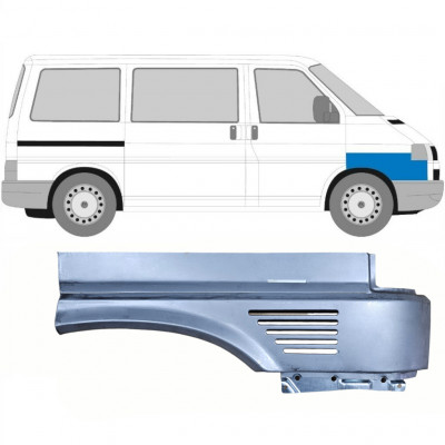 Panel de reparación guardabarros delantero para VW Transporter T4 1996-2003 / Derecho 8301