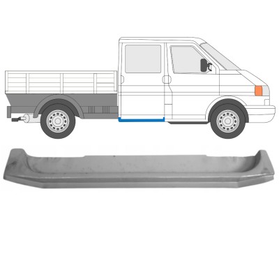 Panel de reparación umbral puerta trasera para Volkswagen Transporter T4 1990-2003 / Derecho 16106