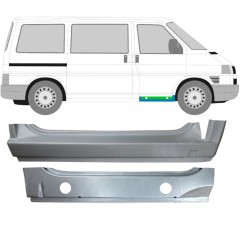 Panel de reparación umbral delantero interna + externa para Volkswagen Transporter T4 1990-2003 / Derecho / Conjunto 9905