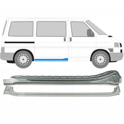 Panel de reparación del umbral de la puerta corredera para VW Transporter T4 1990-2003 / Derecho / Conjunto 10288