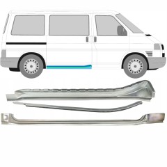Panel de reparación del umbral de la puerta corredera para Volkswagen Transporter T4 1990-2003 / Derecho / Conjunto 10289