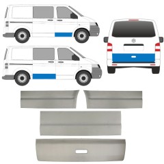 Panel de reparación del puerta para Volkswagen Transporter T5 2003-2015 / Izquierda+Derecha / Conjunto 11394