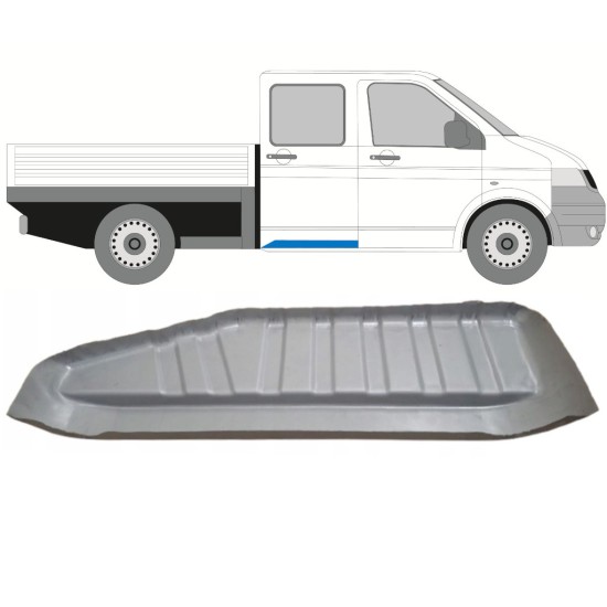 Panel de reparación del peldaño para Volkswagen Transporter T5 2003-2015 / Derecho 16837