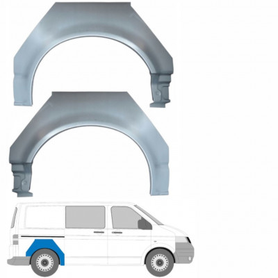 VW T5 2003-2015 PANEL DE REPARACIÓN DEL ALERÓN TRASERO / KIT