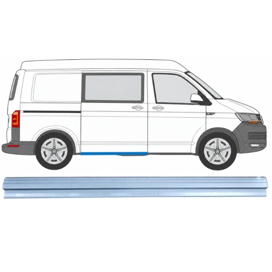 Panel de reparación del umbral de la puerta corredera para Volkswagen Transporter T6 2015-2024 / Derecho 17183