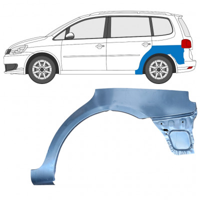 VW TOURAN 2010-2015 PANEL DE REPARACIÓN DEL ALERÓN TRASERO / IZQUIERDA