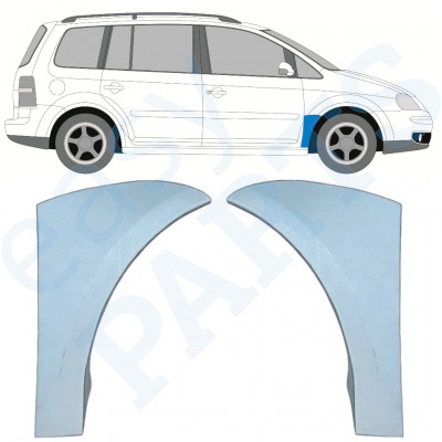 VW TOURAN 2003-2015 PANEL DE REPARACIÓN DEL ALERÓN DELANTERO / KIT