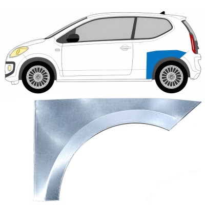 Panel de reparación guardabarros trasero para Volkswagen UP! 2011- / Izquierda 17209