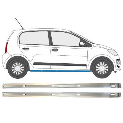Panel de reparación del umbral interno para Volkswagen UP! 2011- / Izquierda+Derecha / Conjunto 14859