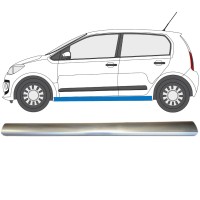 Panel de reparación umbral parte inferior para Volkswagen UP! 2011- / Izquierda 14819 Panel de reparación umbral parte inferior para Volkswagen UP! 2011- / Izquierda 14819