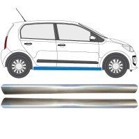 Panel de reparación umbral parte inferior para Volkswagen UP! 2011- / Izquierda+Derecha / Conjunto 14820